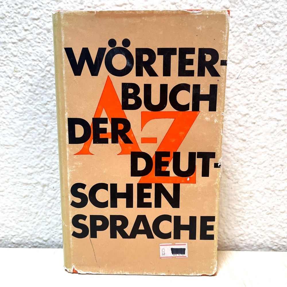 German Dictionary: WorterBuch Der DeutSchen Sprache. A-Z. Vintage.